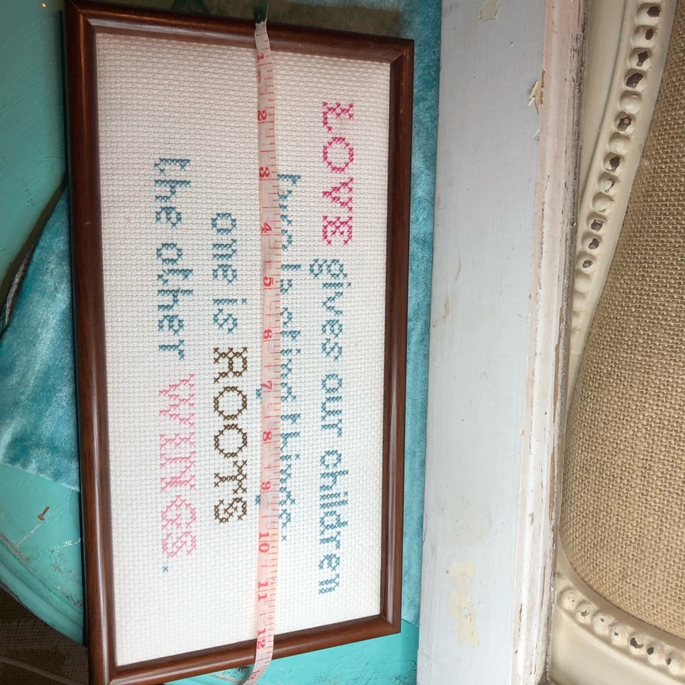 Vintage Custom Framed Needlepoint - Picture 5 of 6